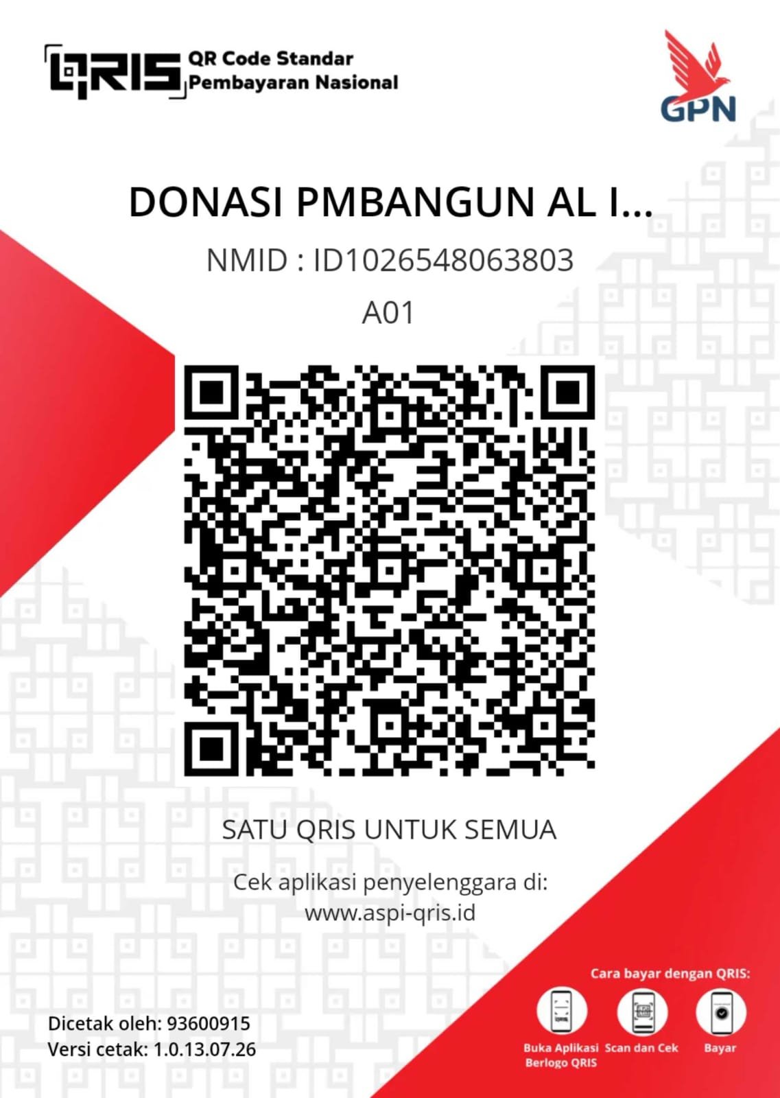 Kode QRIS Majelis Taklim Al-Ishlah
